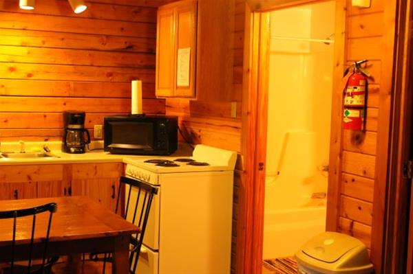 Maple Cabin Kitchen Area