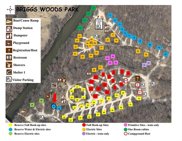 Site 41 Campground Map
