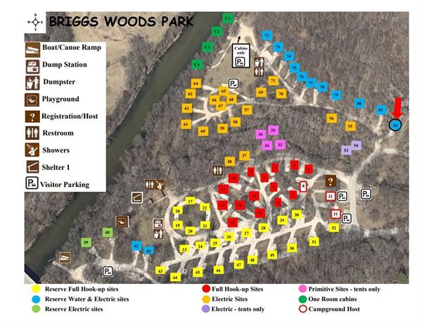 Site 82 Campground Map