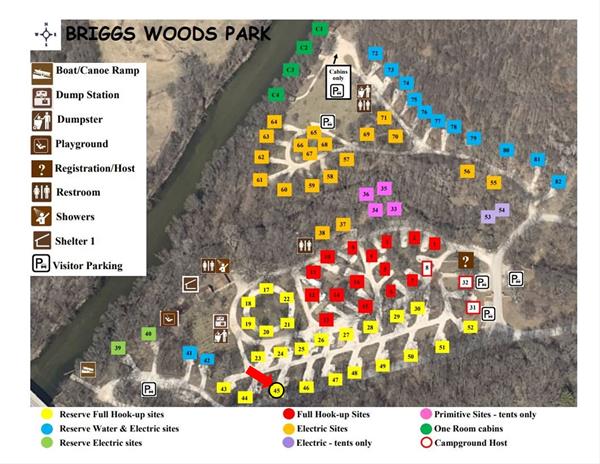 Site 45 Campground Map