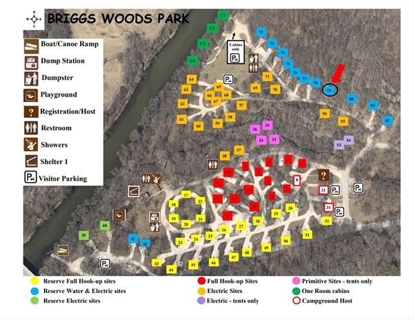 Site 79 Campground Map