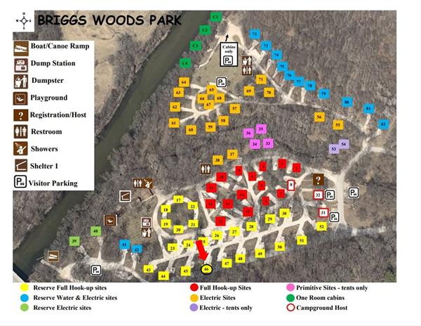 Site 46 Campground Map