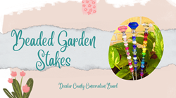 Beaded Garden Stakes