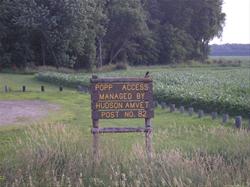 Sign marking park entrance