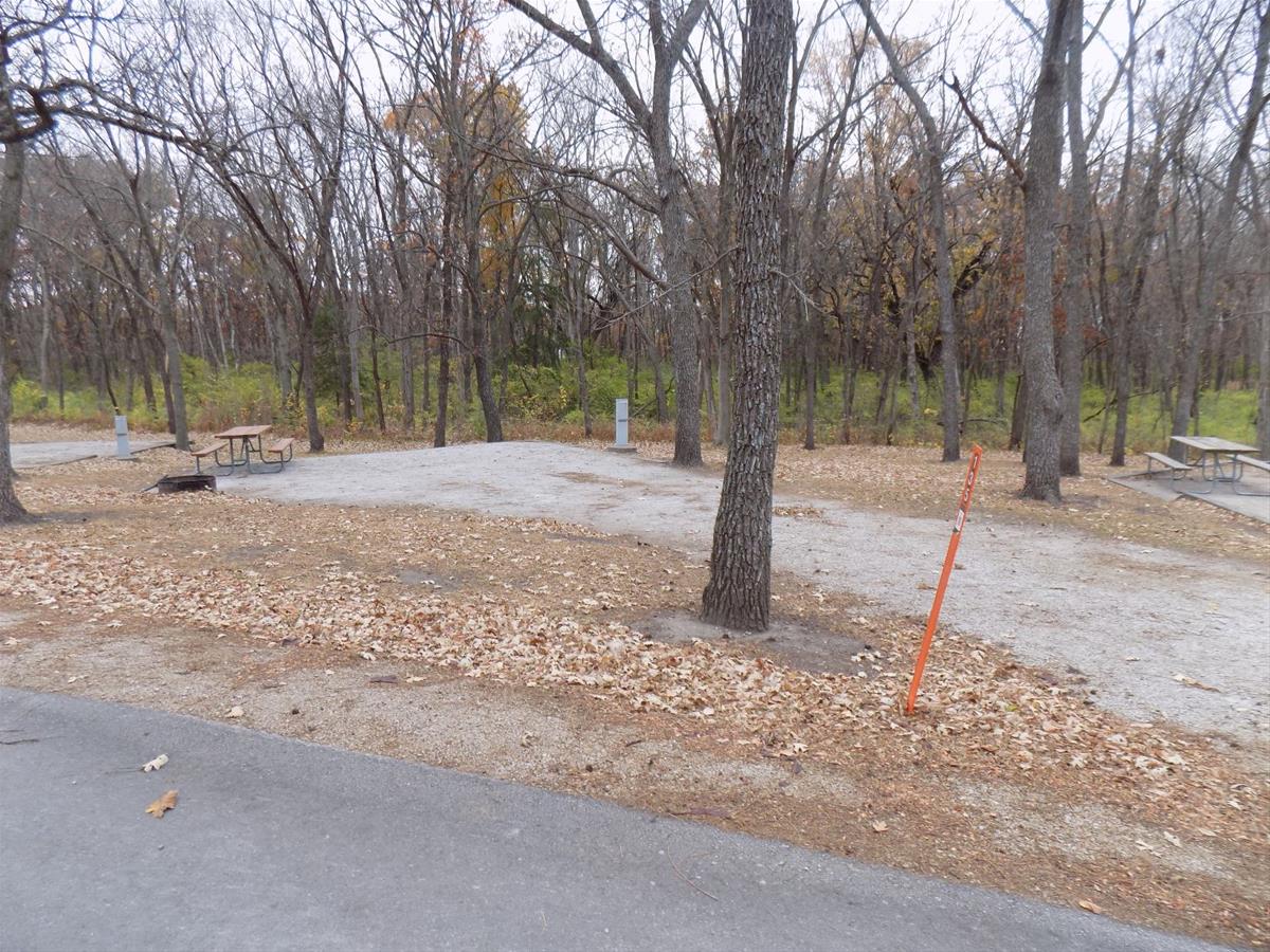 Jester Park Camping site 135 gravel pad