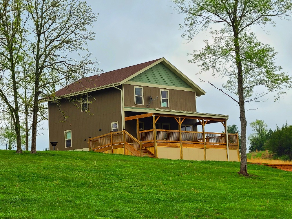 Cottage 1 - View of Cottage 1 from the edge of Lake Icaria.