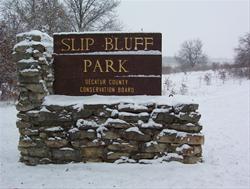 Slip Bluff Park is a great place for camping, hiking, and fishing!