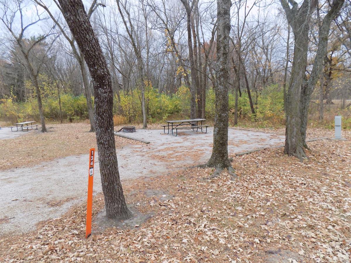 Jester Park Campsite 134 gravel pad