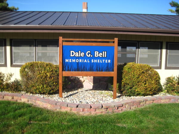 Bigelow Park Shelter - Sign