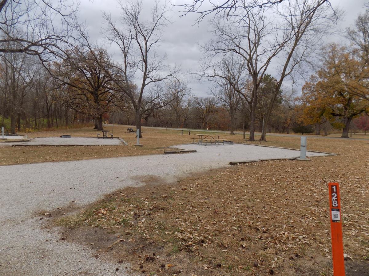 Jester Park Site 128 gravel pad