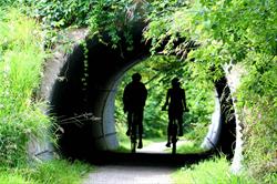 Tunnels & Bridges are encountered on many trails.