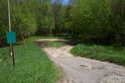 Entrance off of Winslow Road