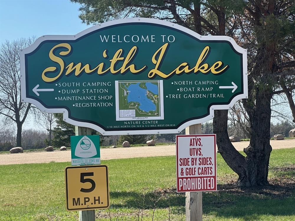 Smith Lake Entrance Sign