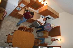 View from the loft, Lake Belvedere Cabins - Keokuk County Conservation 