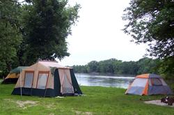 Tent Camping at River Campground