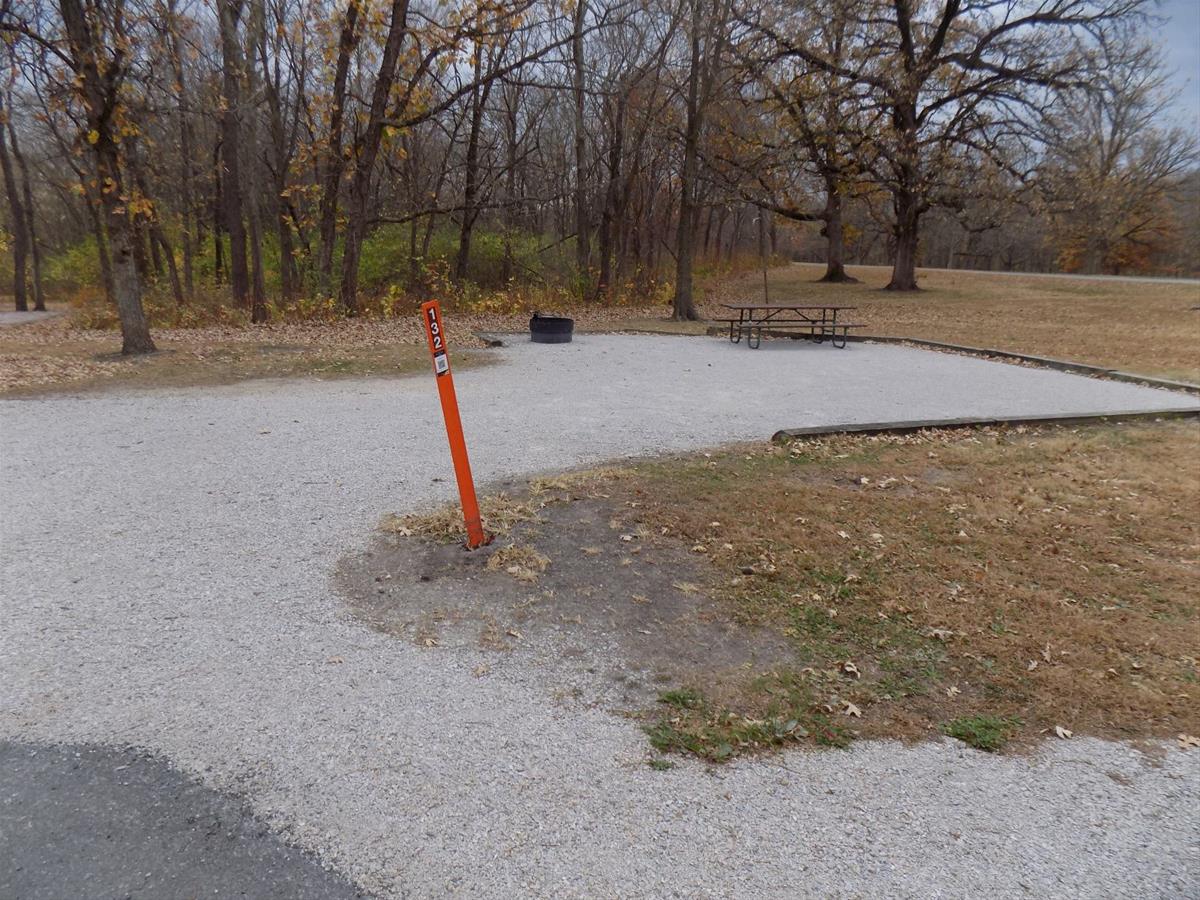 Jester Park Camp Site 132 gravel pad