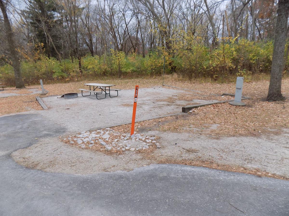 Jester Park Campsite 138 gravel pad