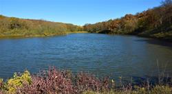 Glissman Pond in fall