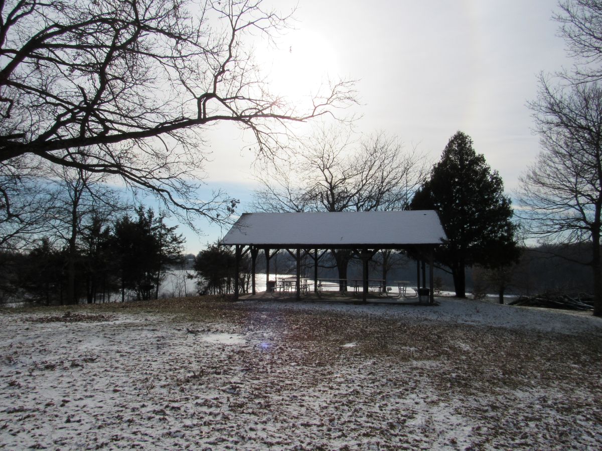 Shleter 3 - outside winter view of the shelter