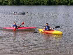 Kayaking at Scharnberg park