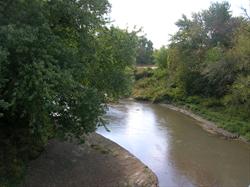 Nishnabotna River from trail bridge