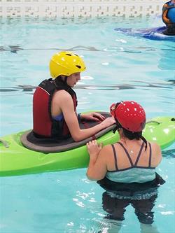 Kayak in the Pool
