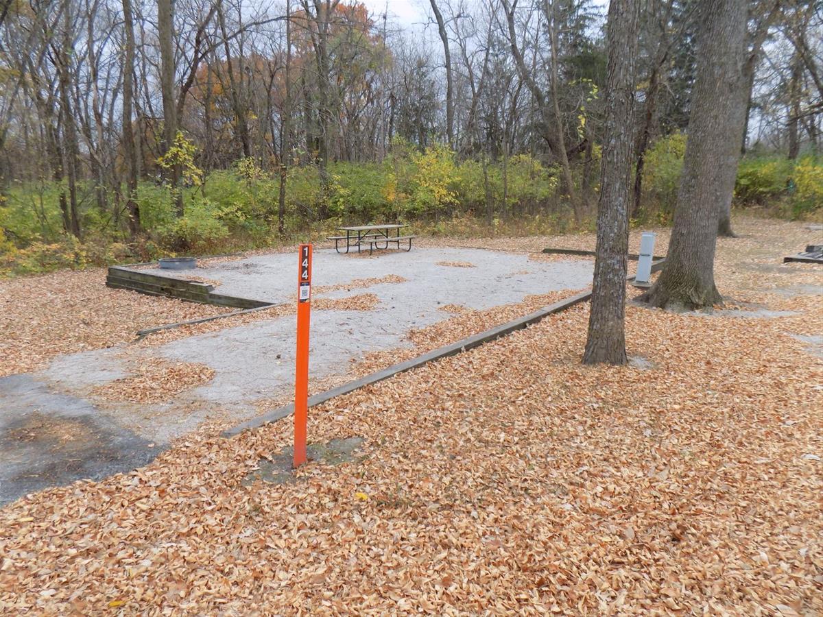 Jester Park Campsite 144 gravel pad