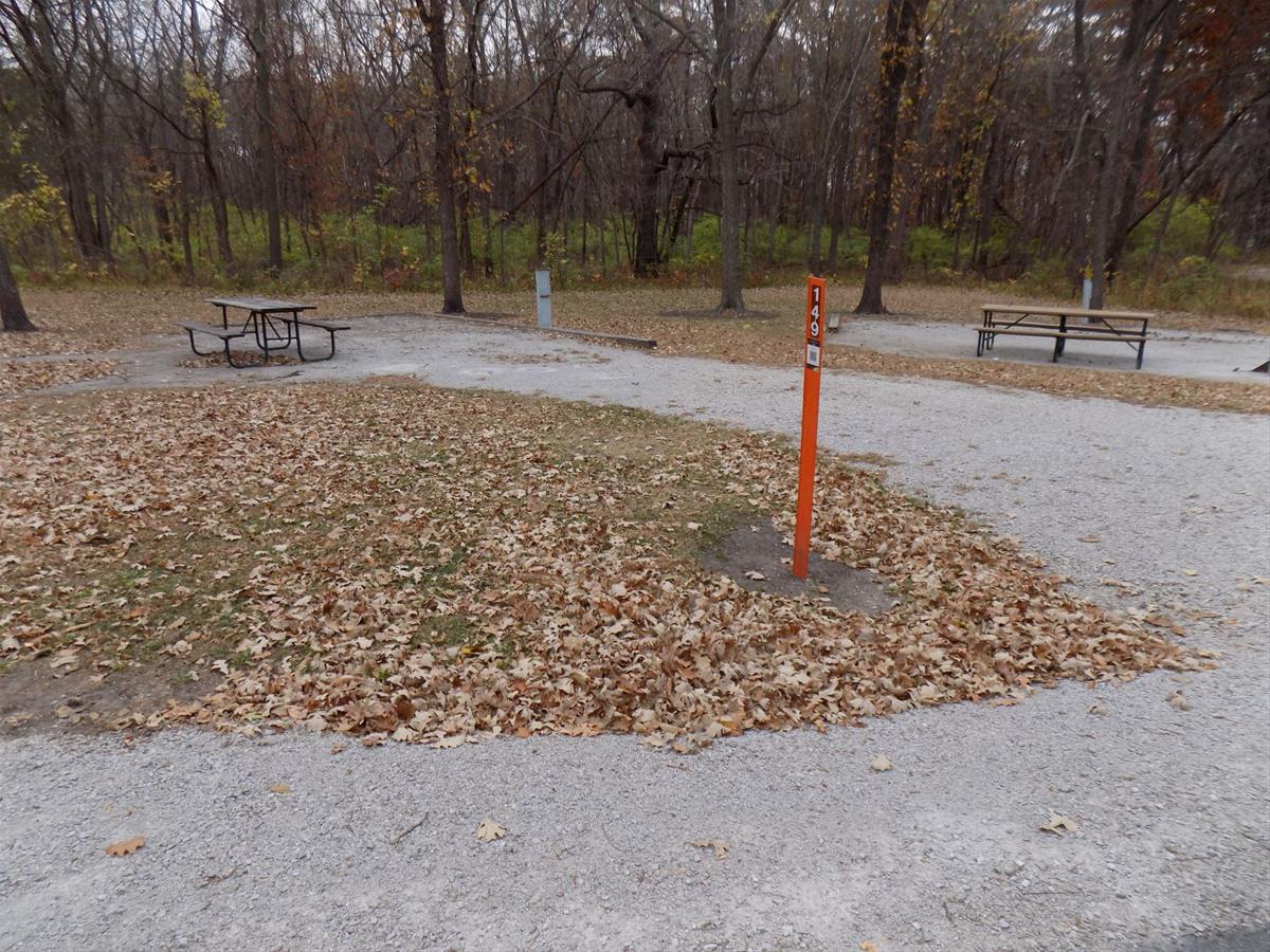 Jester Park Camping site 149 gravel pad