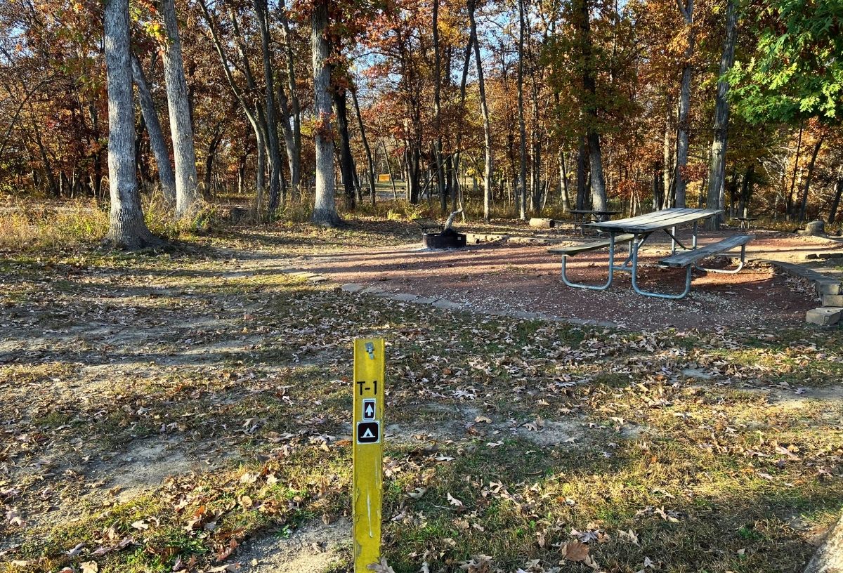 Pammel Park Campground Site T1