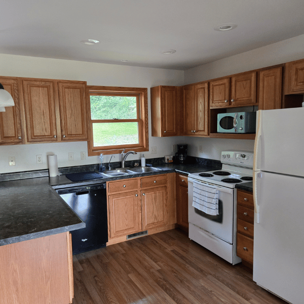 The Den kitchen at Wildcat Bluff Recreation Area