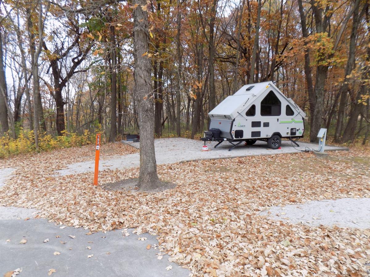 Jester Park Campsite 152 gravel pad