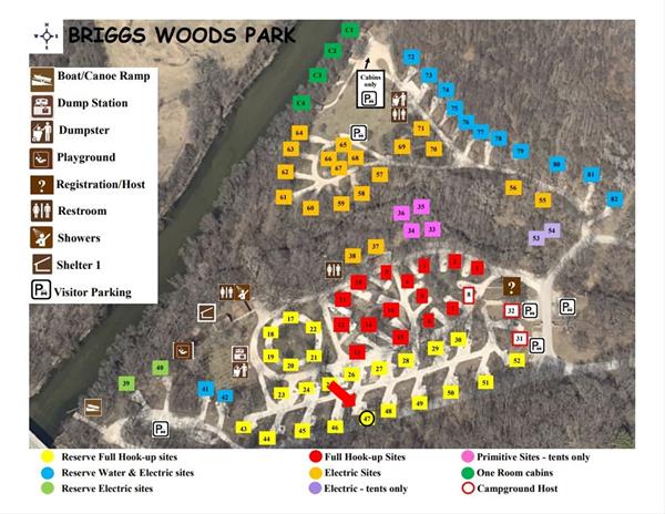 Site 47 Campground Map